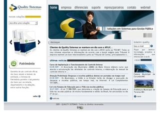 Thumbnail do site Quality Sistemas
