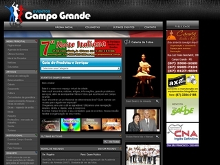 Thumbnail do site Eventos Campo Grande