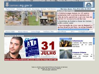 Thumbnail do site Prefeitura Municipal de Barroso
