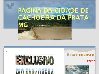 Thumbnail do site Site da cidade de Cachoeira da Prata