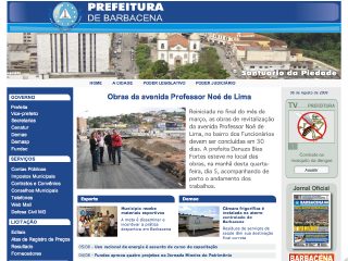 Thumbnail do site Prefeitura Municipal de Barbacena