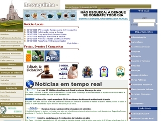 Thumbnail do site Prefeitura Municipal de Ressaquinha