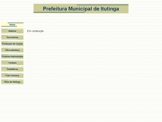 Thumbnail do site Prefeitura Municipal de Itutinga