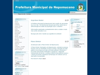 Thumbnail do site Prefeitura Municipal de Nepomuceno