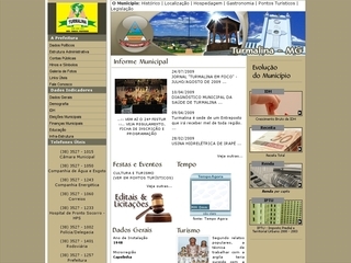 Thumbnail do site Prefeitura Municipal de Turmalina