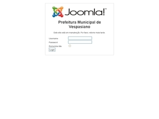 Thumbnail do site Prefeitura Municipal de Vespasiano