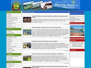 Thumbnail do site Prefeitura Municipal de Monte Azul