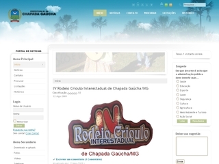 Thumbnail do site Prefeitura Municipal de Chapada Gacha