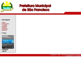 Thumbnail do site Prefeitura Municipal de So Francisco