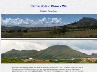 Thumbnail do site Carmo do Rio Claro
