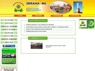 Thumbnail do site Prefeitura Municipal de Serrania
