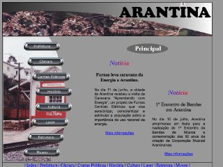 Thumbnail do site Prefeitura Municipal de Arantina