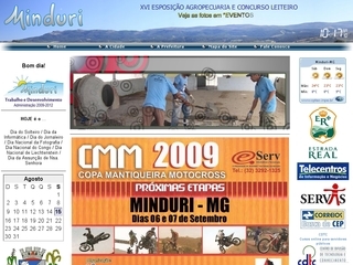 Thumbnail do site Prefeitura Municipal de Minduri