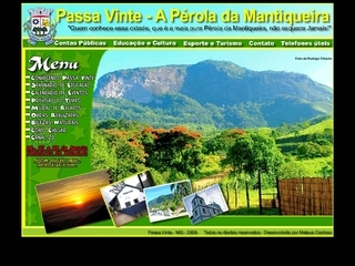 Thumbnail do site Prefeitura Municipal de Passa-Vinte