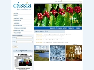 Thumbnail do site Prefeitura Municipal de Cssia