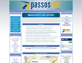 Thumbnail do site PassosNet - Internet Banda Larga