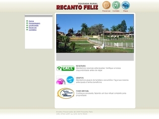Thumbnail do site Pousada Recanto Feliz