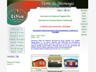 Thumbnail do site Prefeitura Municipal de Estiva