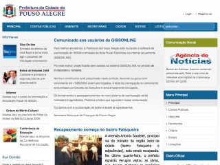 Thumbnail do site Prefeitura Municipal de Pouso Alegre