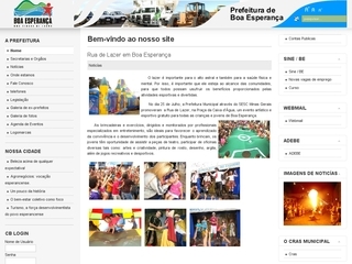 Thumbnail do site Prefeitura Municipal de Boa Esperança
