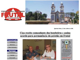 Thumbnail do site Prefeitura Municipal de Frutal