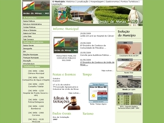 Thumbnail do site Prefeitura Municipal de Unio de Minas