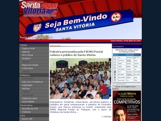 Thumbnail do site Prefeitura Municipal de Santa Vitria