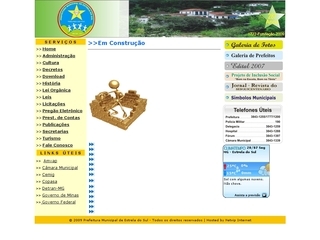 Thumbnail do site Prefeitura Municipal de Estrela do Sul
