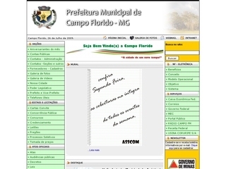 Thumbnail do site Prefeitura Municipal de Campo Florido
