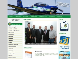 Thumbnail do site Prefeitura Municipal de Araguari