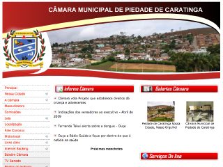Thumbnail do site Cmara Municipal de Piedade de Caratinga