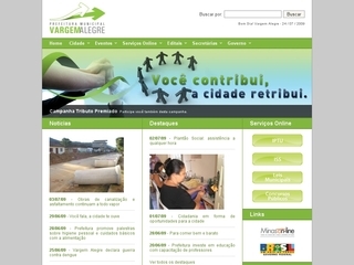 Thumbnail do site Prefeitura Municipal de Vargem Alegre