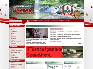 Thumbnail do site Prefeitura Municipal de Recreio