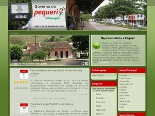 Thumbnail do site Prefeitura Municipal de Pequeri