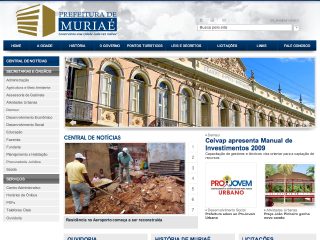 Thumbnail do site Prefeitura Municipal de Muria