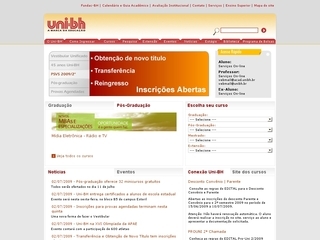 Thumbnail do site Uni-BH - A Marca da Educao