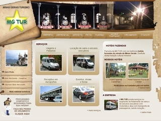Thumbnail do site Minas Gerais Turismo - Aluguel de vans