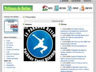 Thumbnail do site Jornal Tribuna de Betim