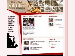 Thumbnail do site Banda Santo Antnio