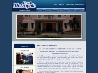 Thumbnail do site Hotel Metrópole