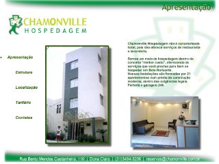 Thumbnail do site Chamonville Hospedagem