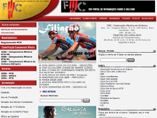 Thumbnail do site FMC - Federação Mineira de Ciclismo