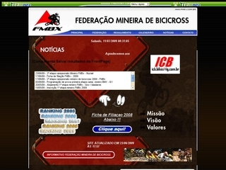 Thumbnail do site FMBX - Federao Mineira de Bicicross