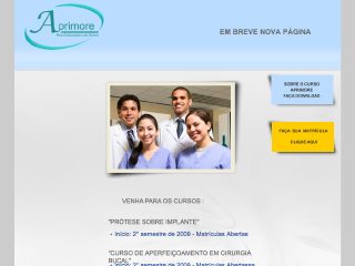 Thumbnail do site Aprimore Cursos e Eventos