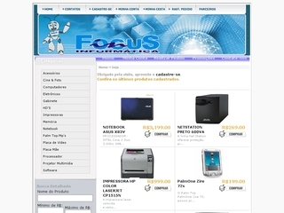 Thumbnail do site In Focus Informtica