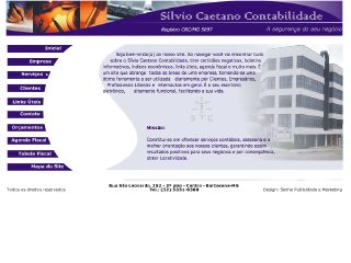 Thumbnail do site Silvio Caetano Contabilidade Ltda