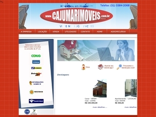 Thumbnail do site Cajumar Imveis - Imobiliria