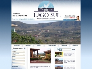 Thumbnail do site Lago Sul Incorporadora Limitada