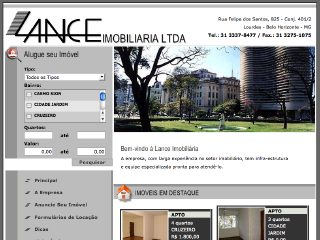 Thumbnail do site Lance Imobiliria Ltda.