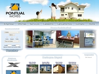 Thumbnail do site Pontual Imóveis